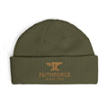 Faithforge Gaming Cuff Beanie — Embroidered Anvil Logo Knit Hat