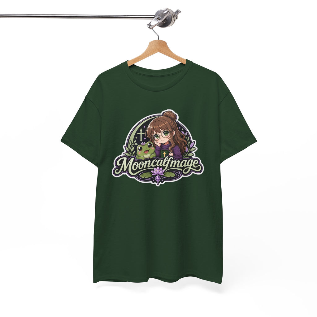 MOONCALFMAGE Logo Tee - Gamer/Streamer T-Shirt Blue GBSG (Gather)