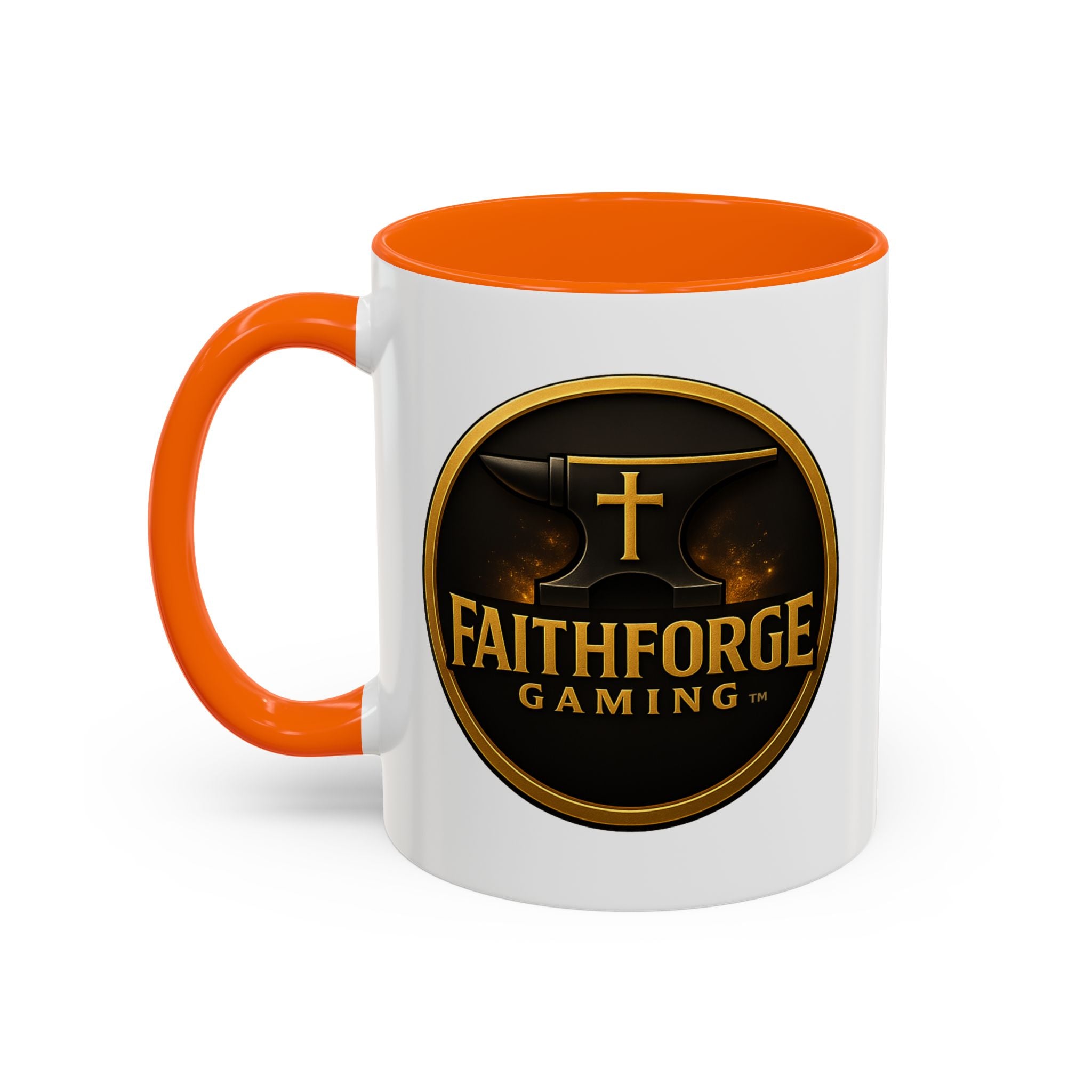 FaithForge Gaming Accent Coffee Mug – 11oz Logo Mug