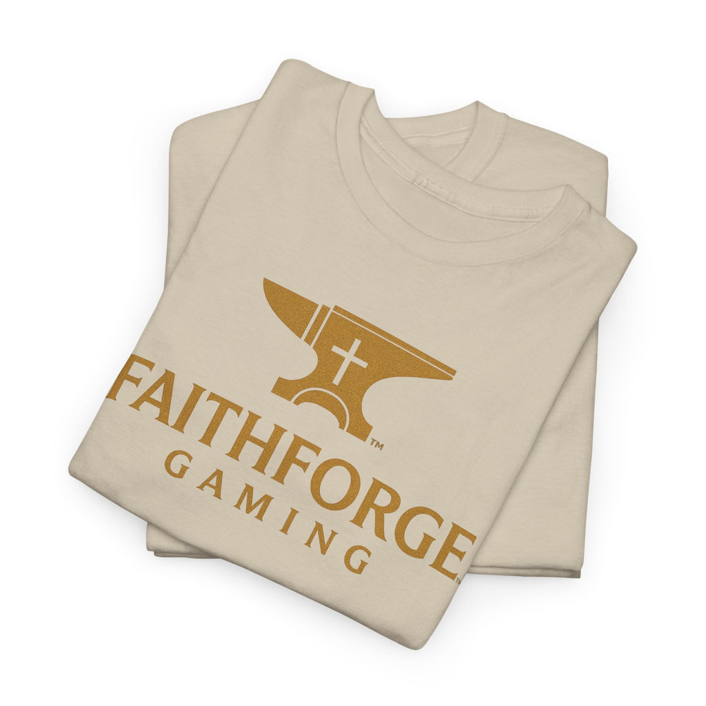 (Canada) FaithForge Gaming T-Shirt — Anvil & Cross Logo Tee for Christian Gamers