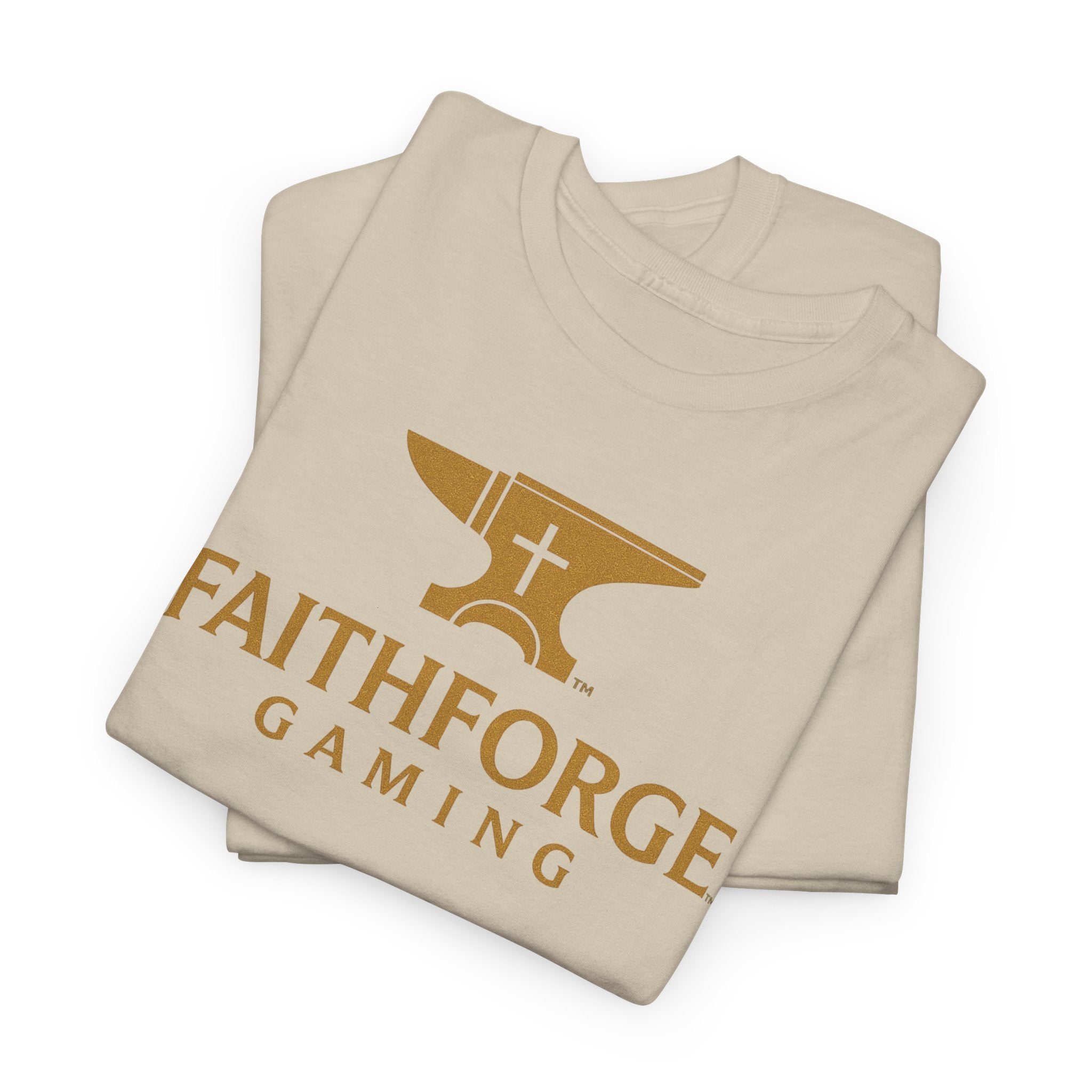 (Canada) FaithForge Gaming T-Shirt — Anvil & Cross Logo Tee for Christian Gamers
