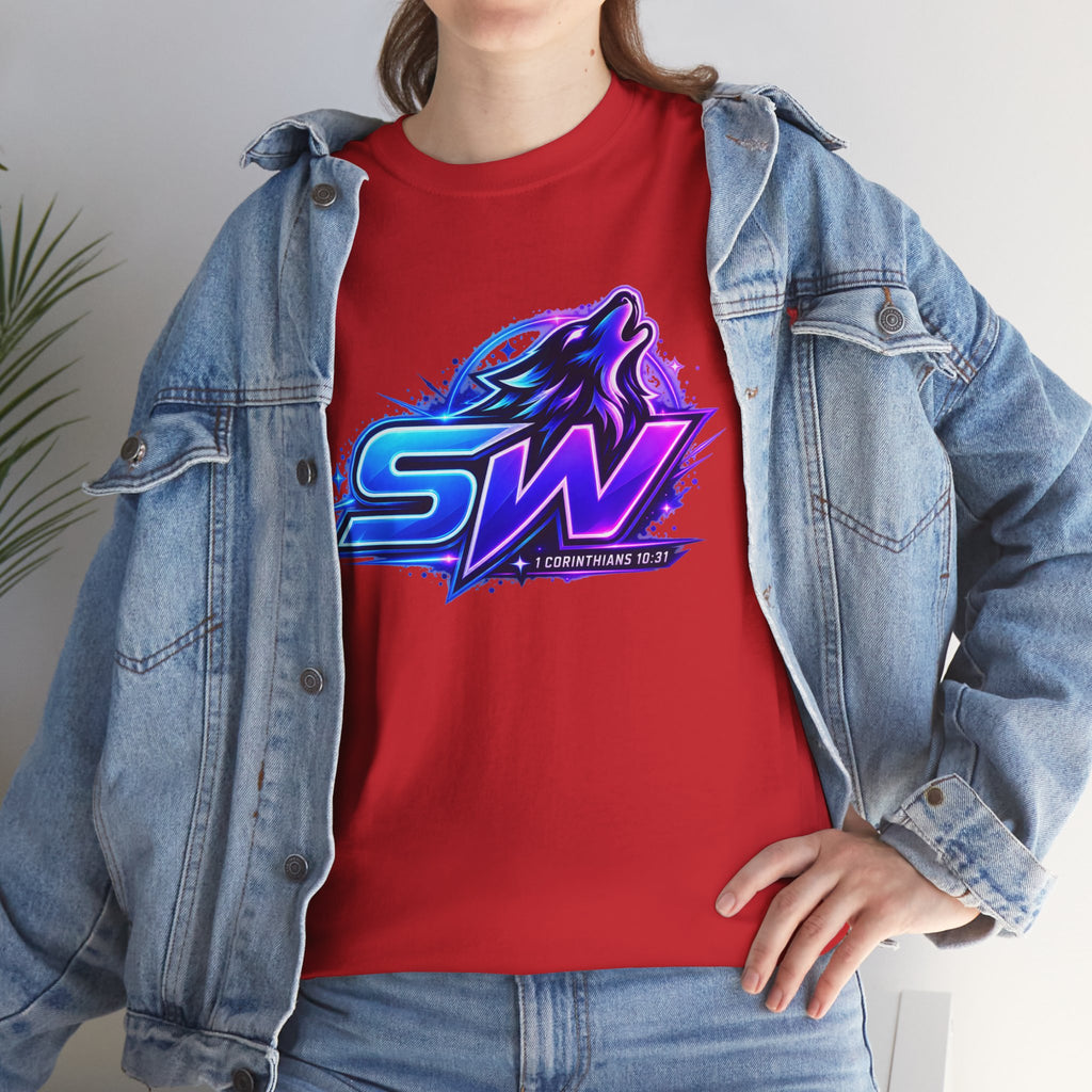 Seawolf_30 Logo Tee - Gamer/Streamer T-Shirt Blue GBSG (Gather)