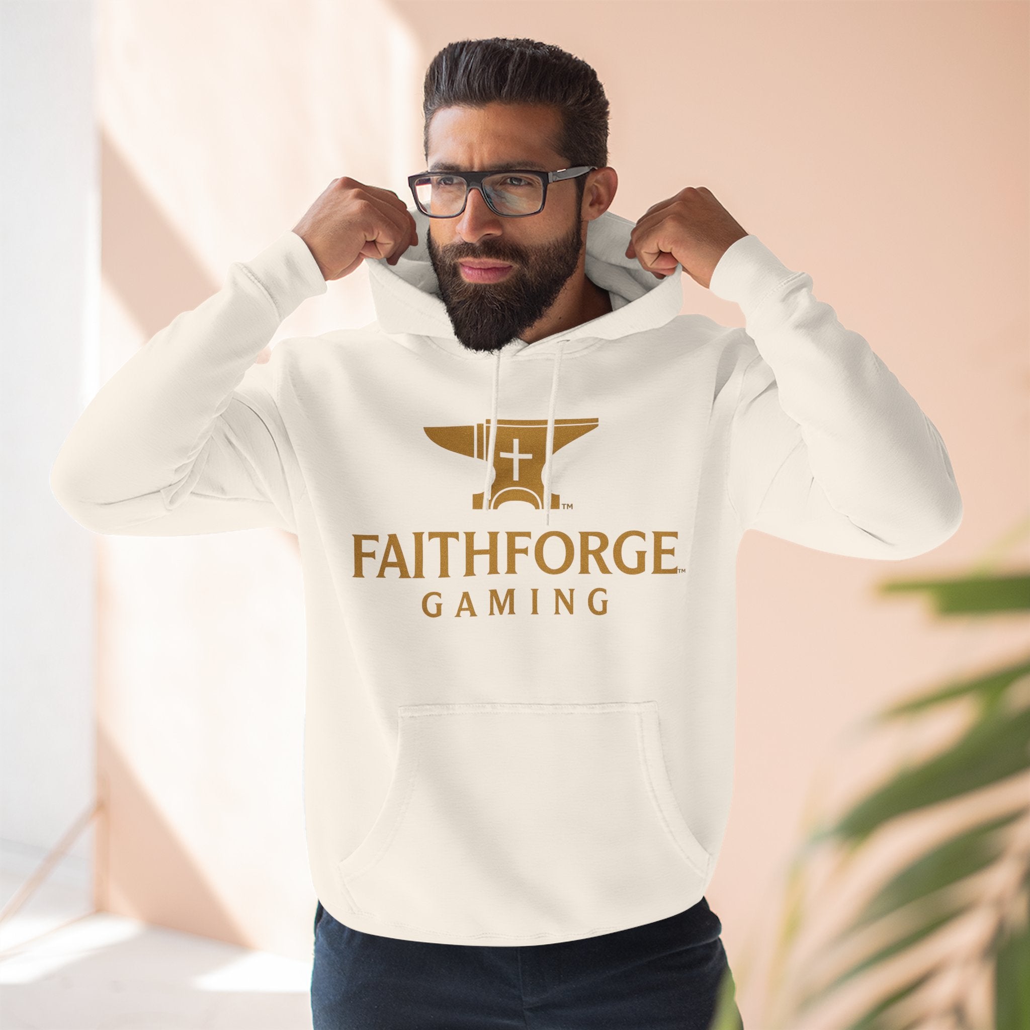 Copy of Faithforge Gaming Hoodie — Faith Quote OG Logo Fleece Hoodie
