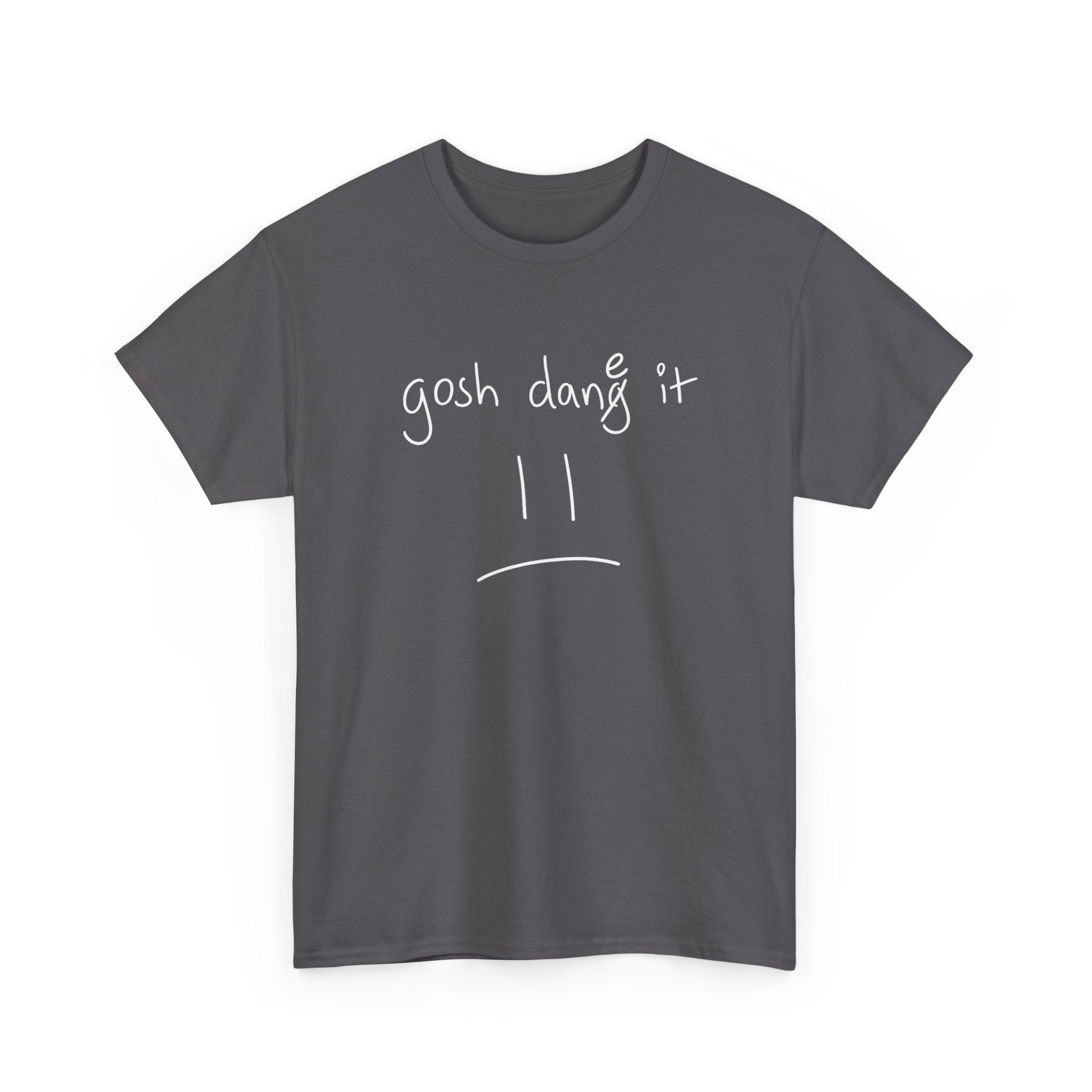 DoctorJSWAYS gosh dane it T-Shirt — Minimal Logo Black Tee with Bold Back Text