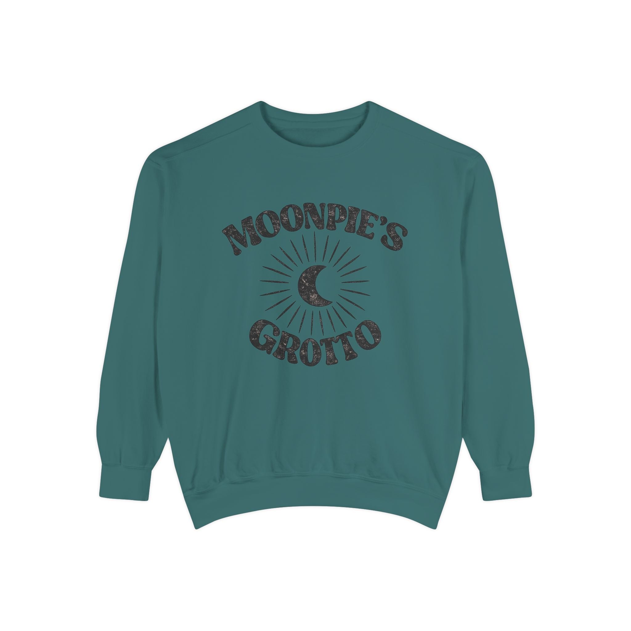 Moonpie's Grotto Sweatshirt — Vintage Celestial Moon Crewneck