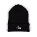 (Canada) Embroidered “eh?” Knit Toque
