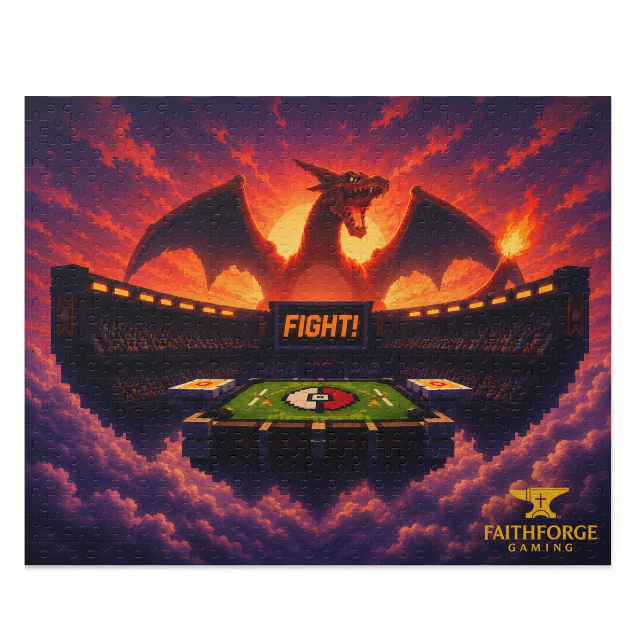 Smash Stadium Puzzle – "FIGHT!" Battle Arena Jigsaw (500 pcs)