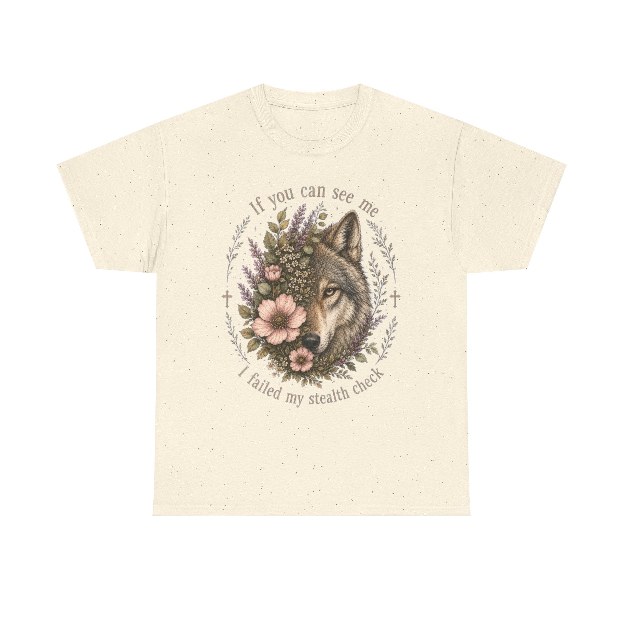 seawolf Floral Tee — "If you can see me I failed my stealth check" Graphic T-Shirt
