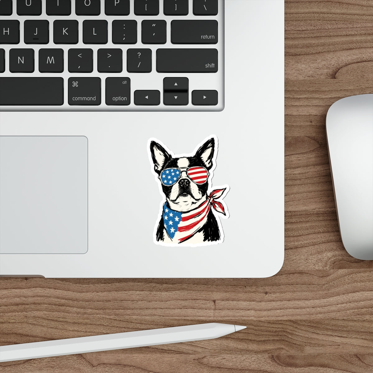 Patriotic Sticker Pack — Paws and Shades 4th of July Red White Blue Die-Cut Stickers