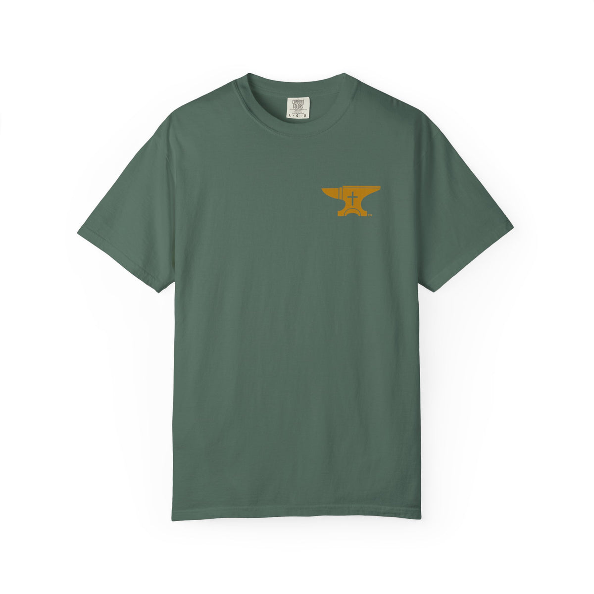 FaithForge Gaming T-Shirt — Logo Tee with Anvil & Cross (Christian Gamer Apparel)