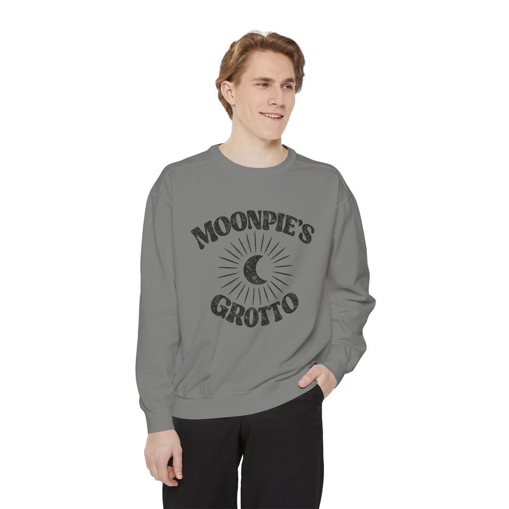 Moonpie's Grotto Sweatshirt — Vintage Celestial Moon Crewneck