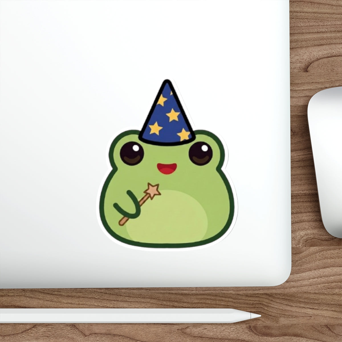 Frog Mage Die-Cut Sticker