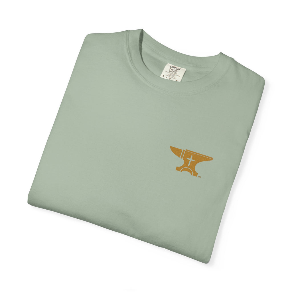 FaithForge Gaming T-Shirt — Logo Tee with Anvil & Cross (Christian Gamer Apparel)