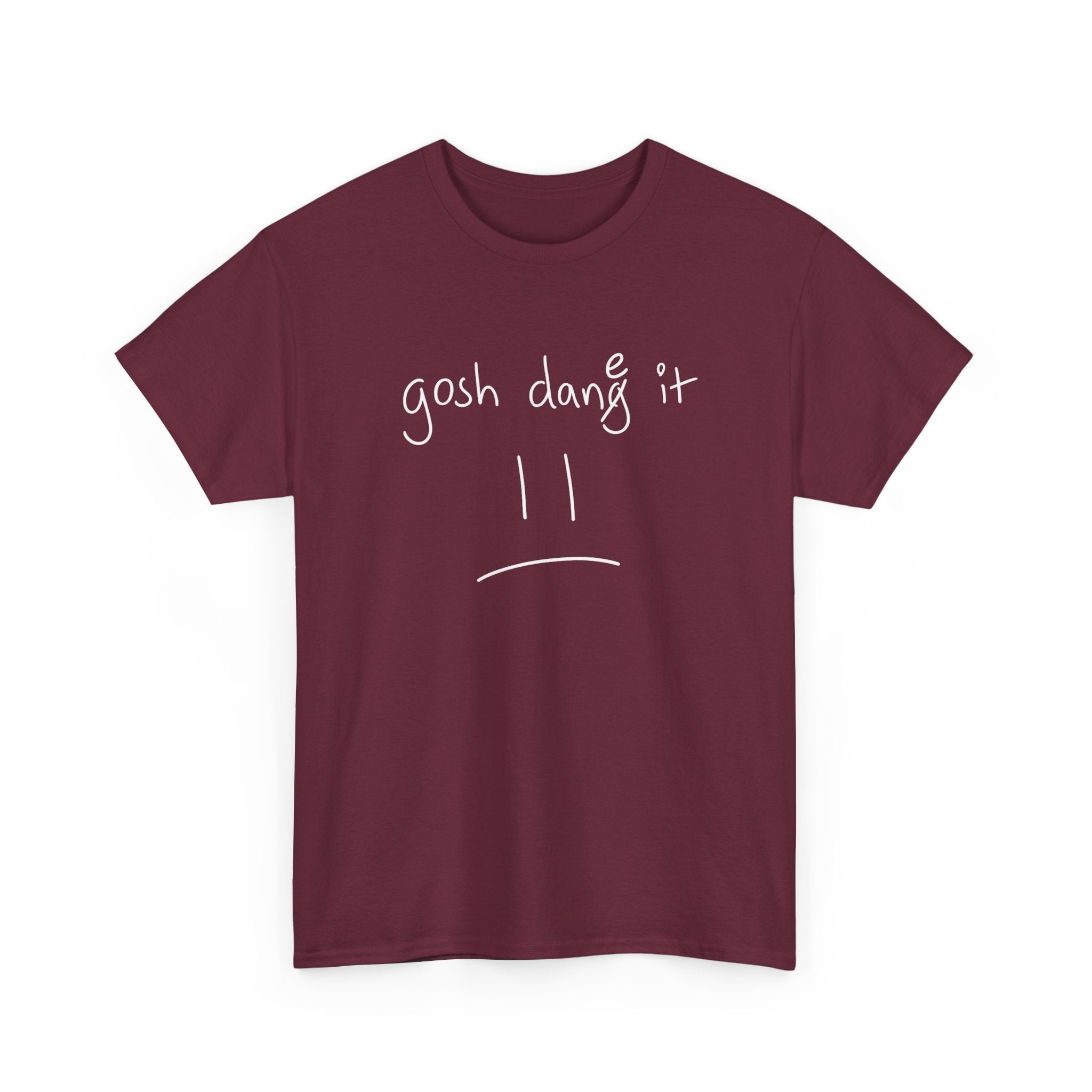 DoctorJSWAYS gosh dane it T-Shirt — Minimal Logo Black Tee with Bold Back Text