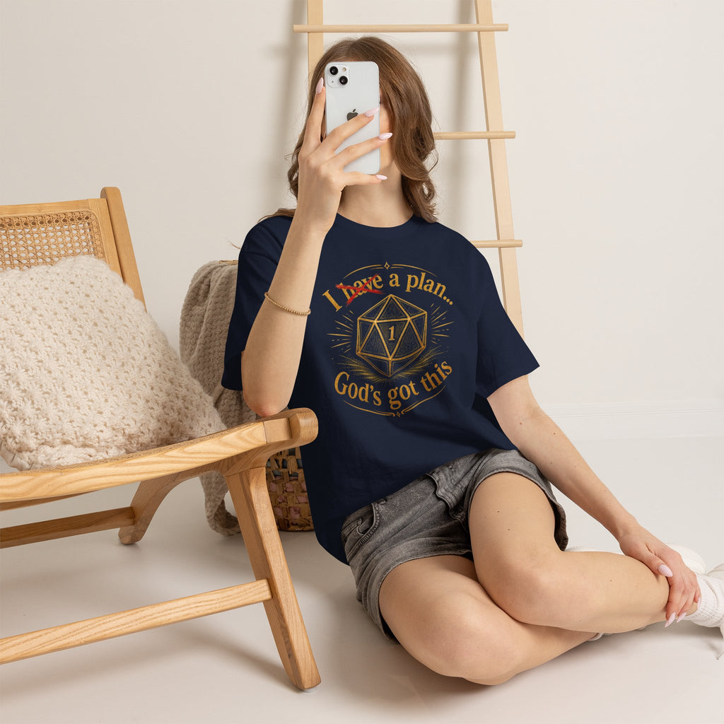 I XhaveX a plan... God's Got This D20 T‑Shirt