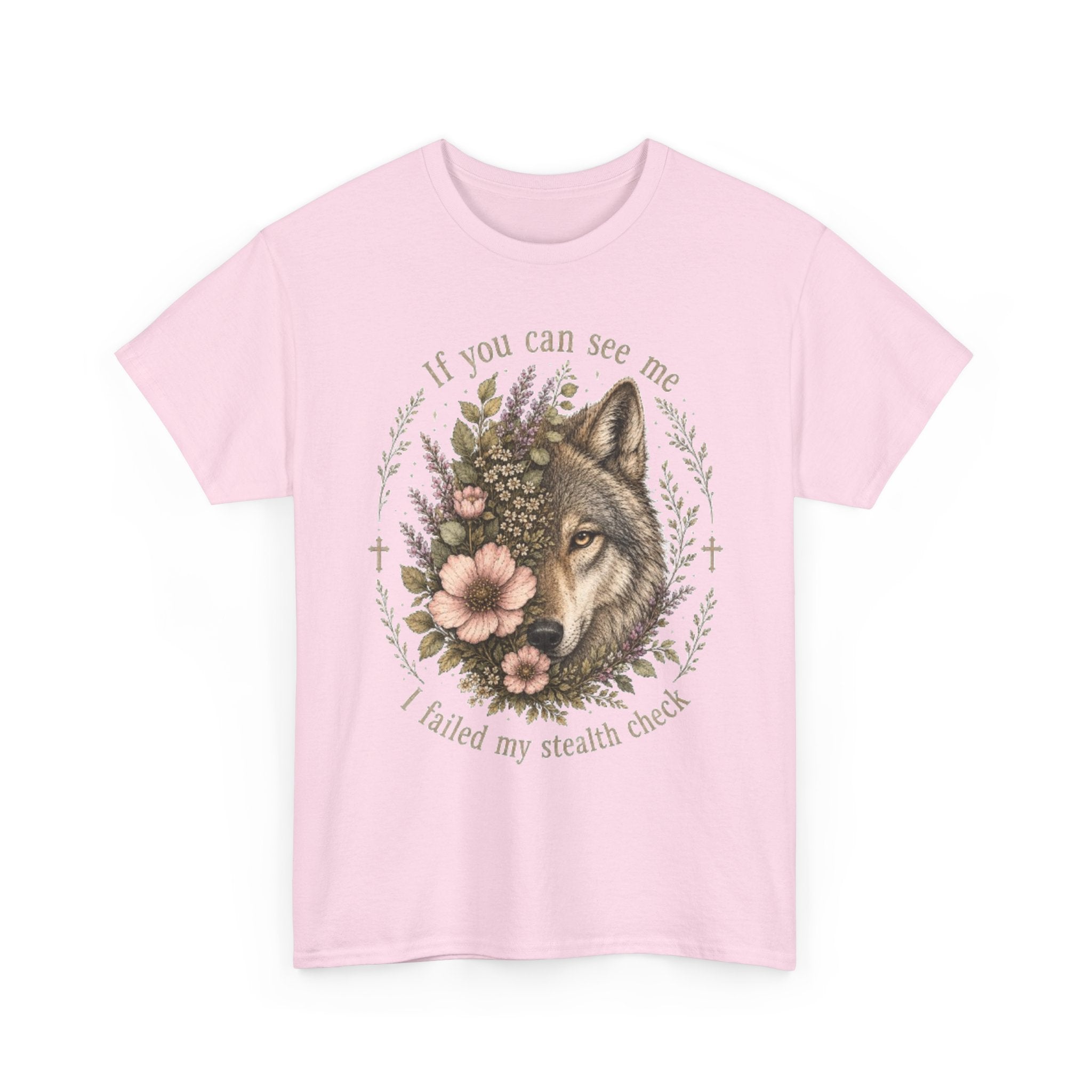 seawolf Floral Tee — "If you can see me I failed my stealth check" Graphic T-Shirt