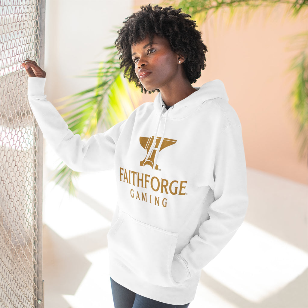 Copy of Faithforge Gaming Hoodie — Faith Quote OG Logo Fleece Hoodie