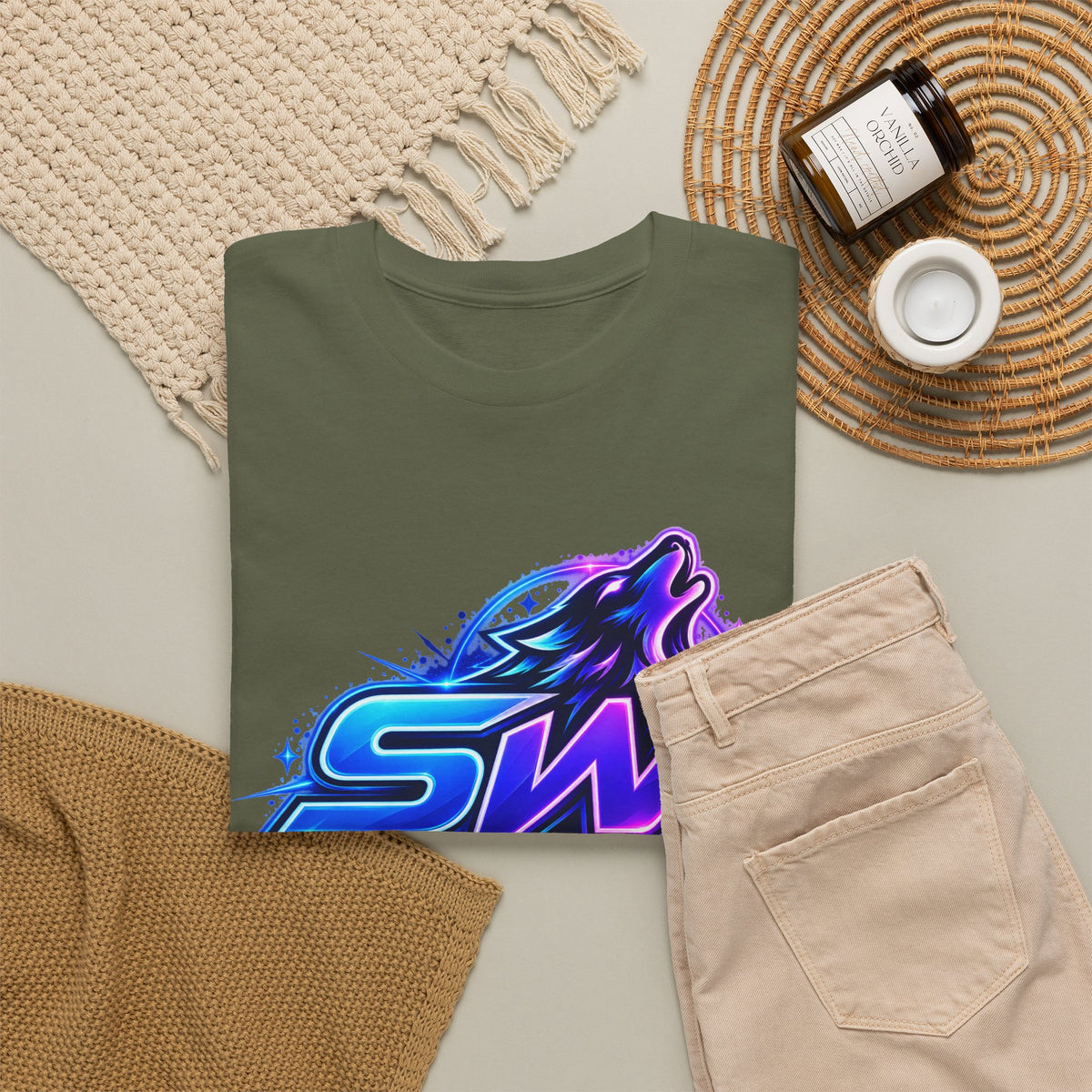 Seawolf_30 Logo Tee - Gamer/Streamer T-Shirt Blue GBSG (Gather)