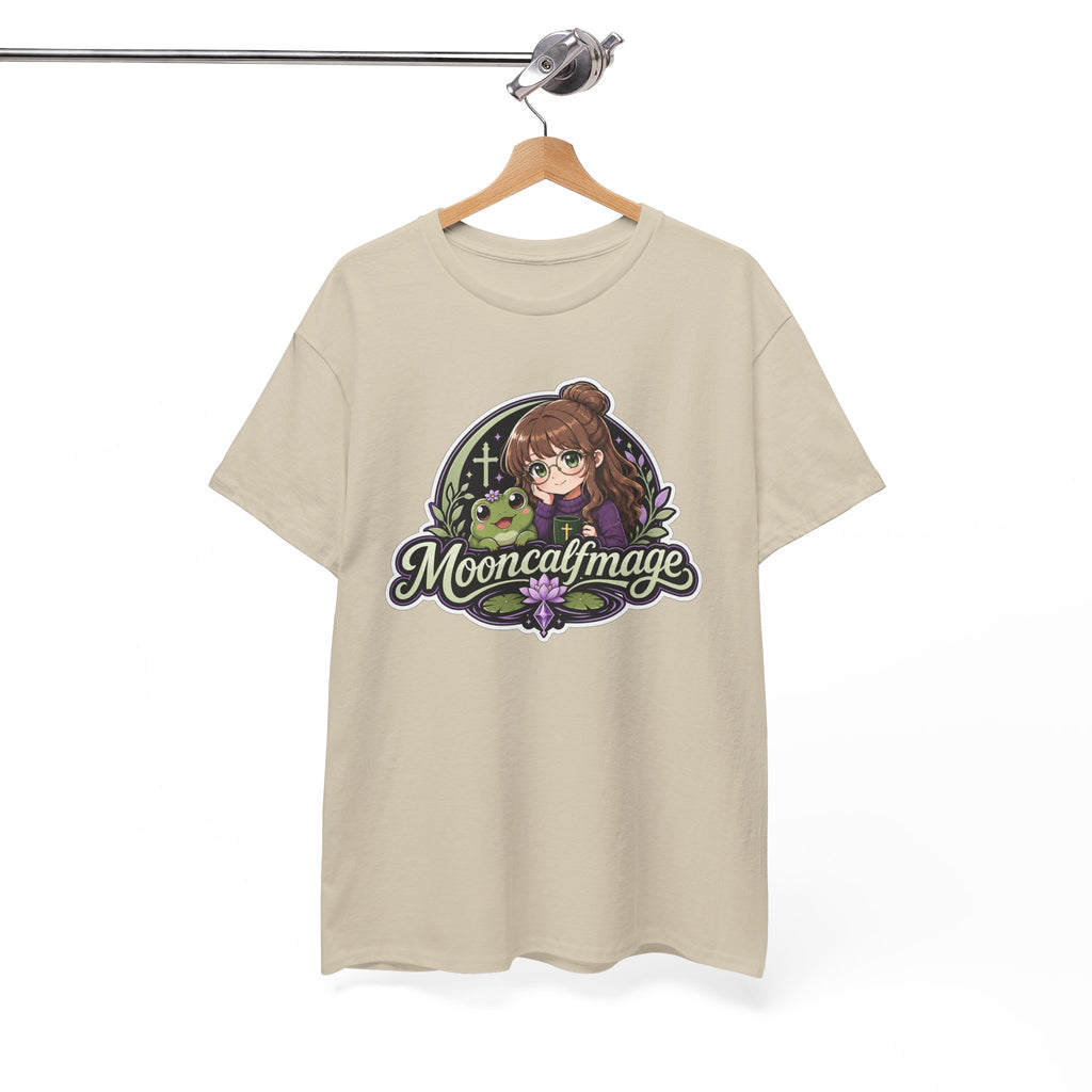 MOONCALFMAGE Logo Tee - Gamer/Streamer T-Shirt Blue GBSG (Gather)