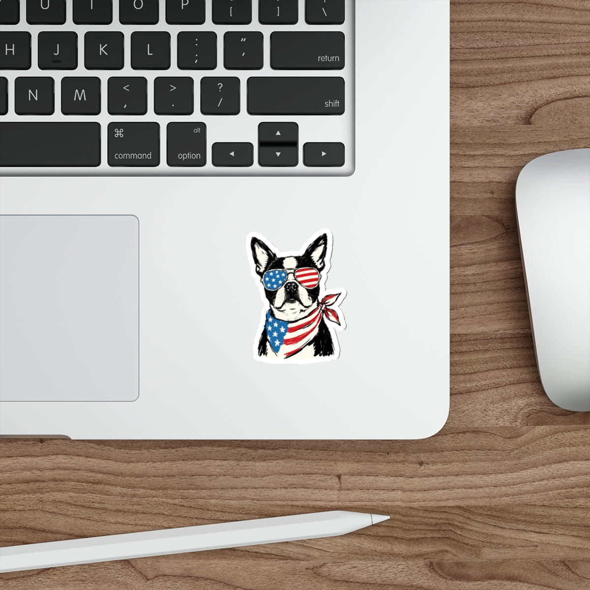 Patriotic Sticker Pack — Paws and Shades 4th of July Red White Blue Die-Cut Stickers
