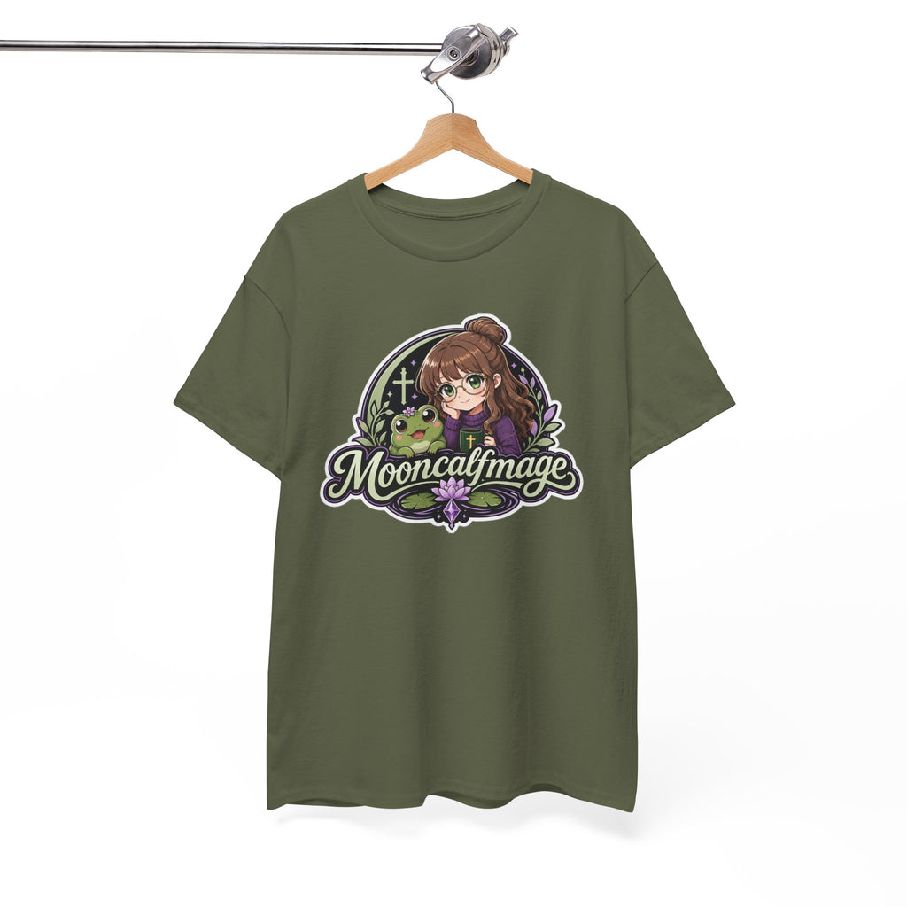 MOONCALFMAGE Logo Tee - Gamer/Streamer T-Shirt Blue GBSG (Gather)