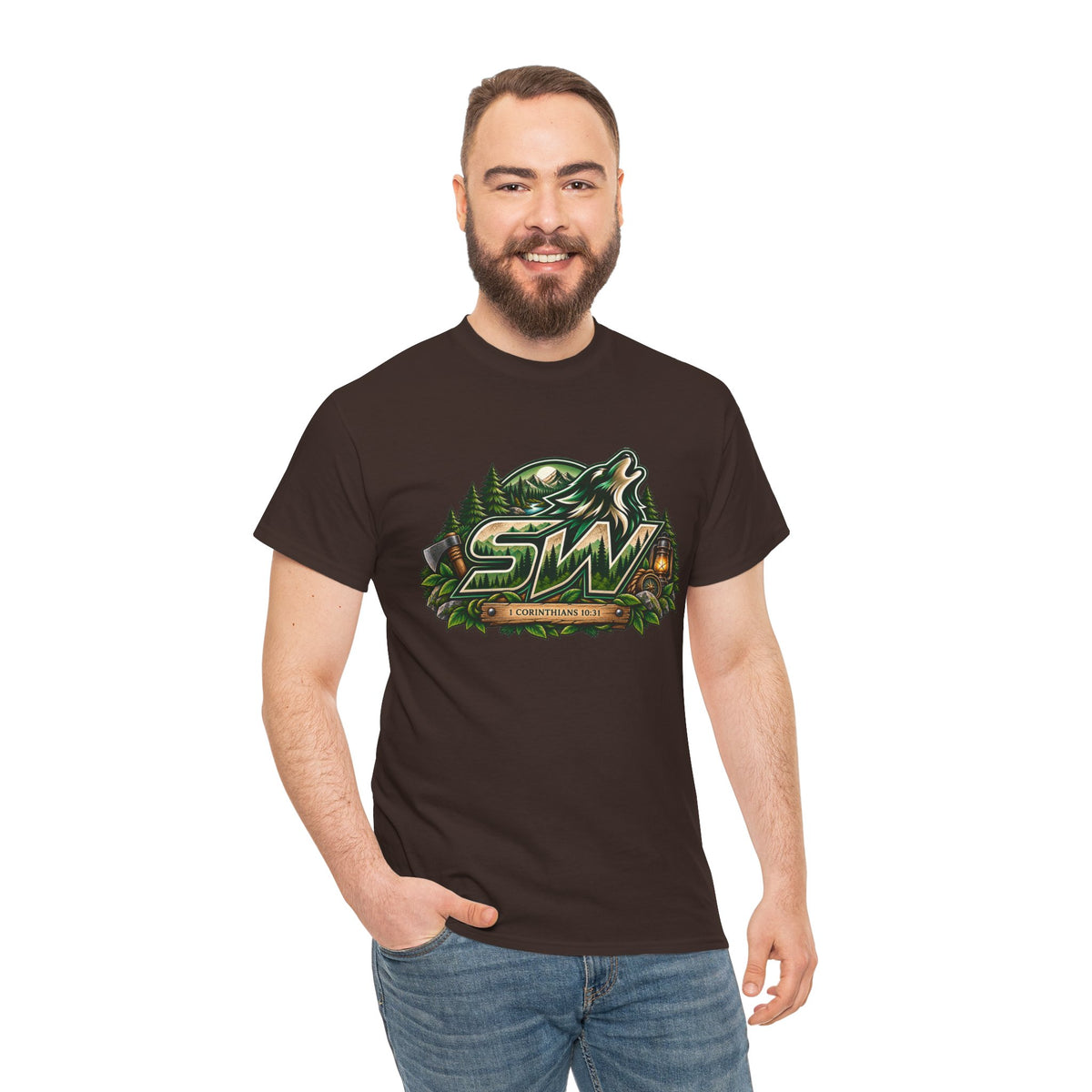 Seawolf_30 Logo Tee - Gamer/Streamer T-Shirt Green GBSG (Gather)