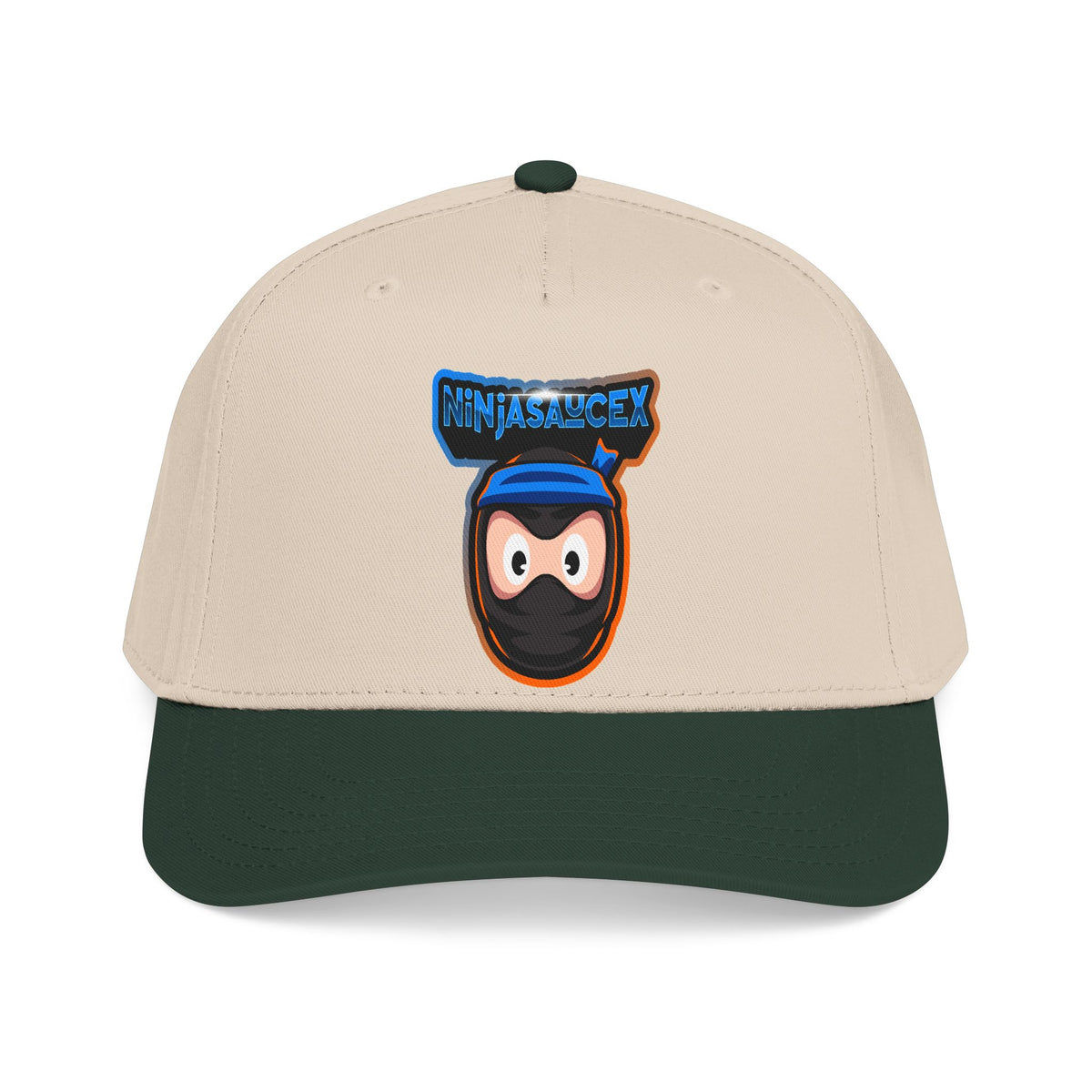 NinjaSauceX Logo Baseball Cap — Retro Gamer Streetwear Hat
