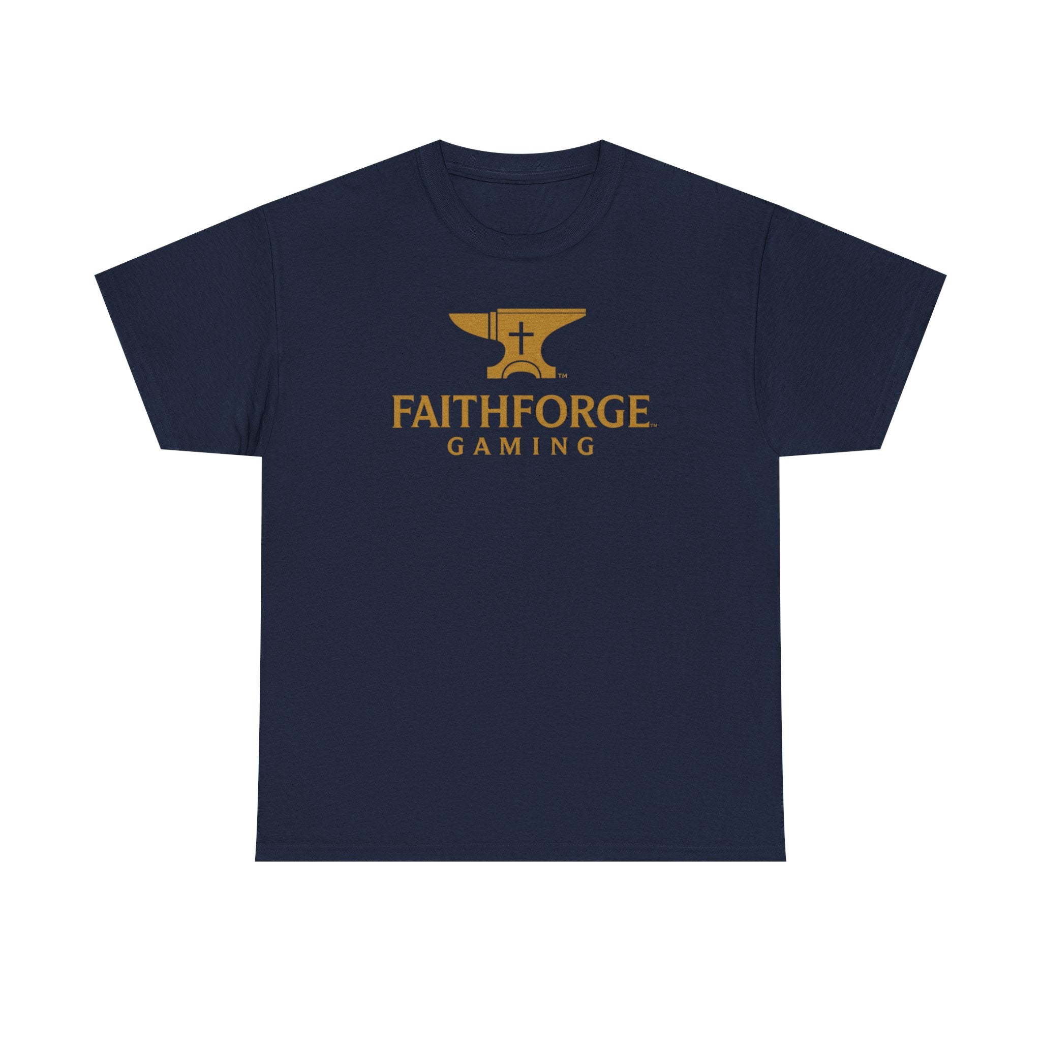 (Canada) FaithForge Gaming T-Shirt — Anvil & Cross Logo Tee for Christian Gamers