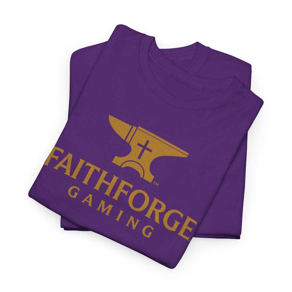 (Canada) FaithForge Gaming T-Shirt — Anvil & Cross Logo Tee for Christian Gamers