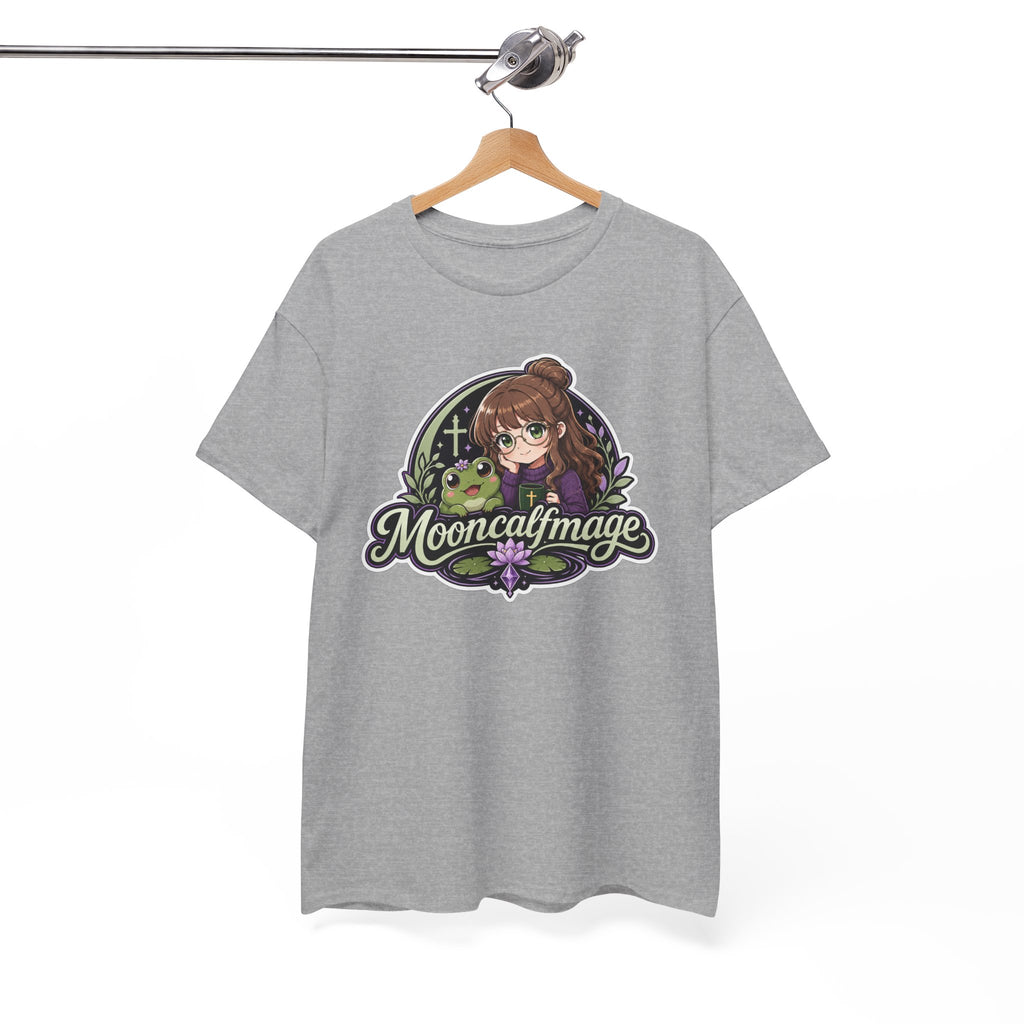 MOONCALFMAGE Logo Tee - Gamer/Streamer T-Shirt Blue GBSG (Gather)