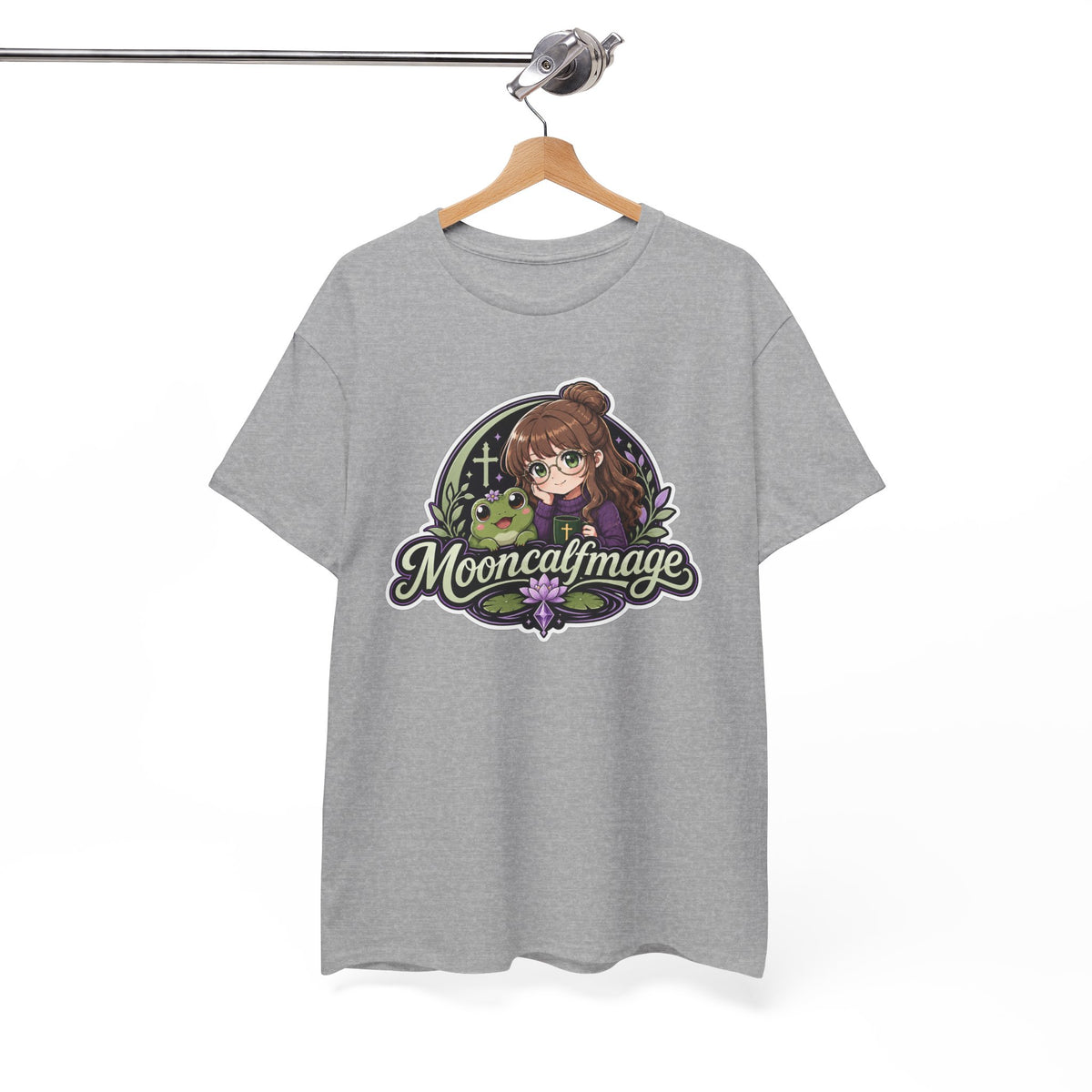 MOONCALFMAGE Logo Tee - Gamer/Streamer T-Shirt Blue GBSG (Gather)