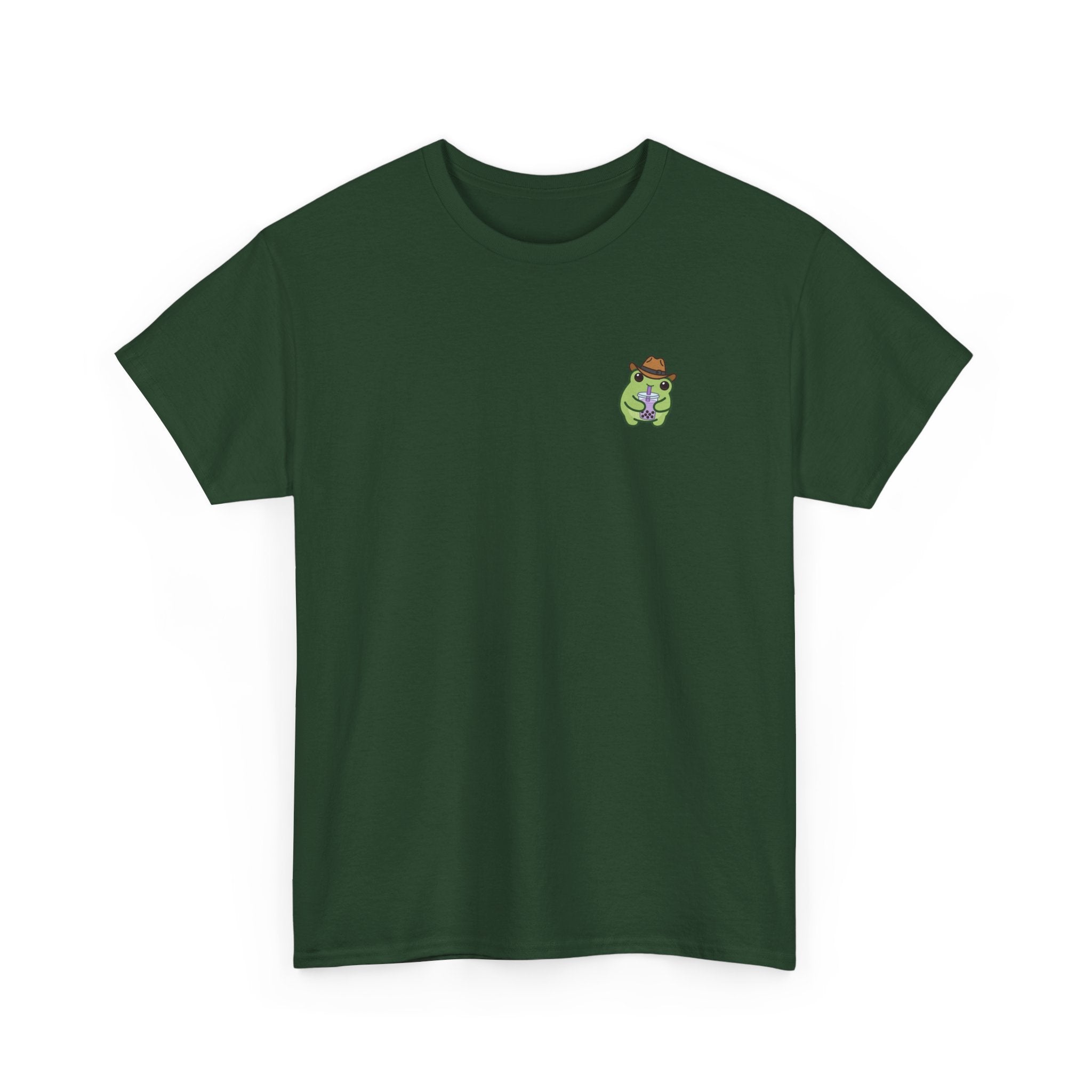 T-Shirt — Cute Boba Drinking Frog