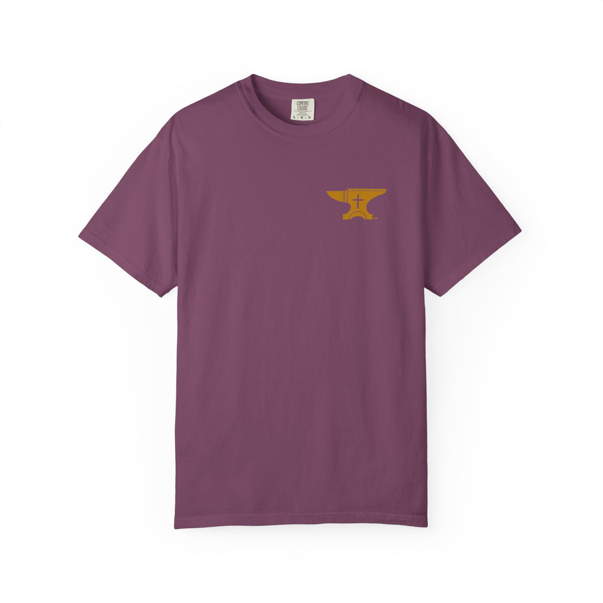 FaithForge Gaming T-Shirt — Logo Tee with Anvil & Cross (Christian Gamer Apparel)