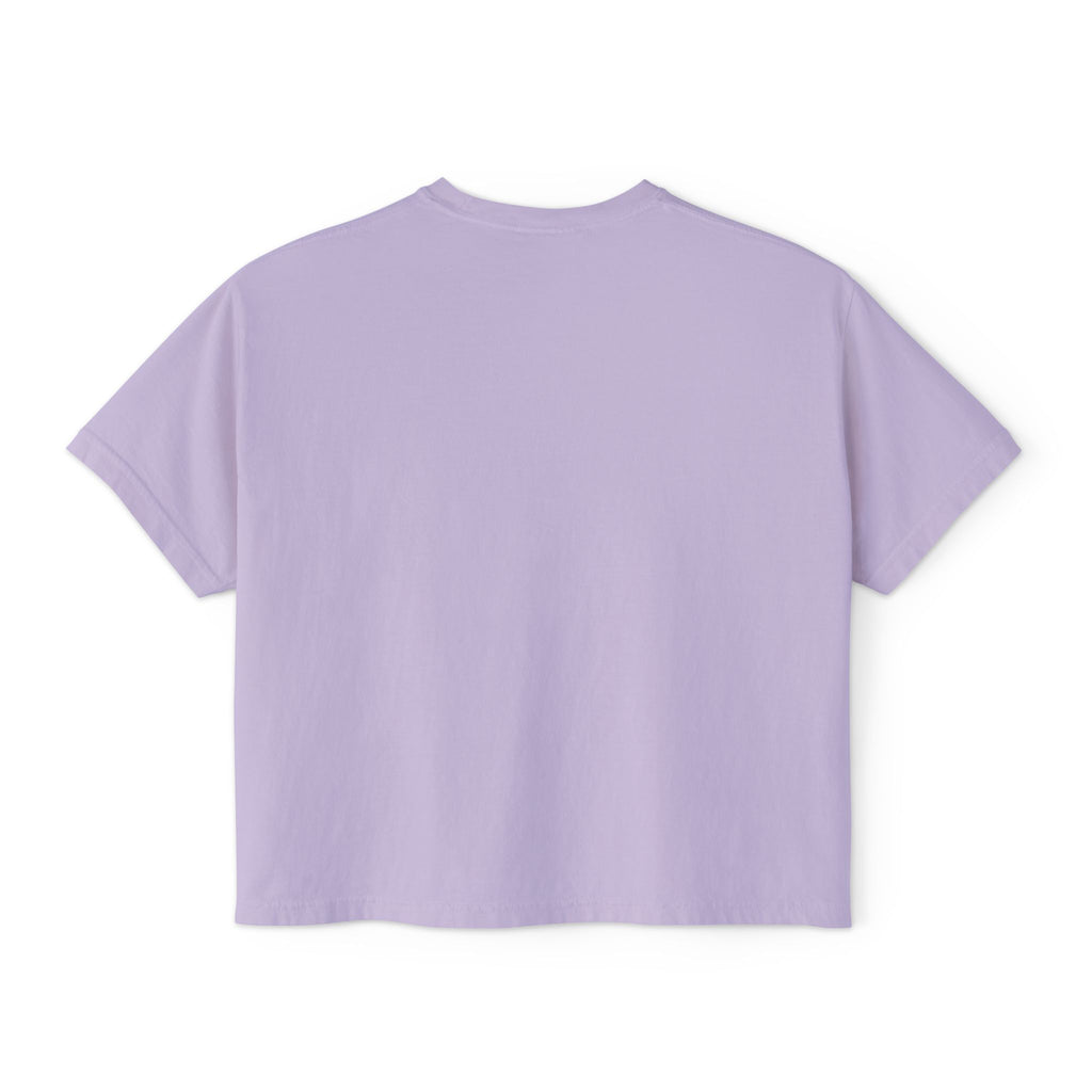 Women's Boxy Tee – Floral “Praise” Graphic Shirt