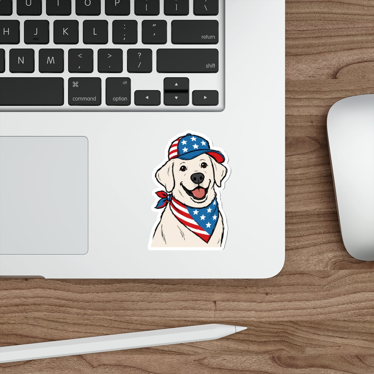 Patriotic Sticker Pack — Love your Lab 4th of July Red White Blue Die-Cut Stickers