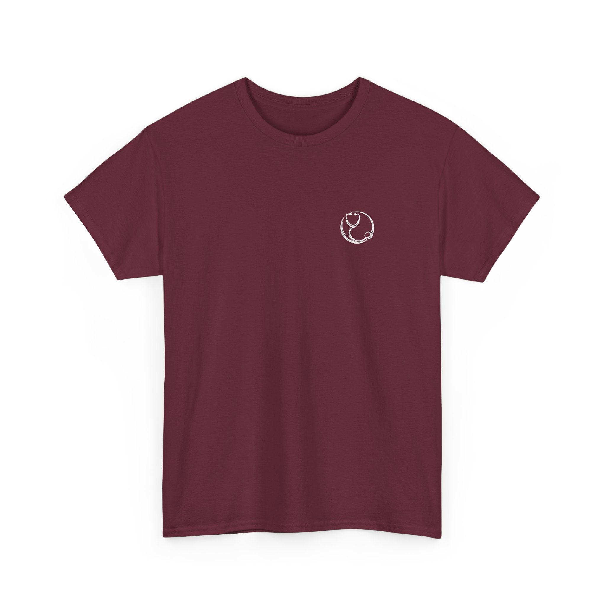 DoctorJSWAYS Let Me Explain T-Shirt — Minimal Logo Black Tee with Bold Back Text