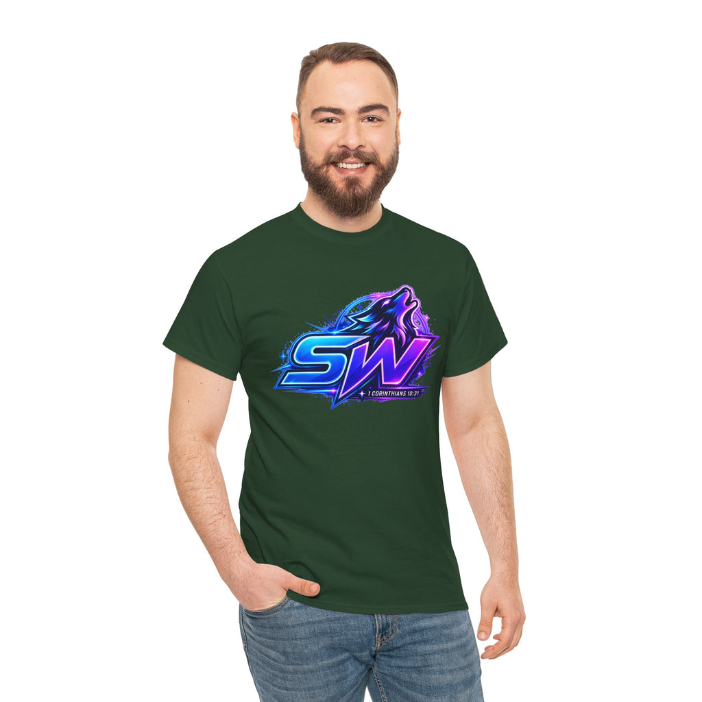 Seawolf_30 Logo Tee - Gamer/Streamer T-Shirt Blue GBSG (Gather)