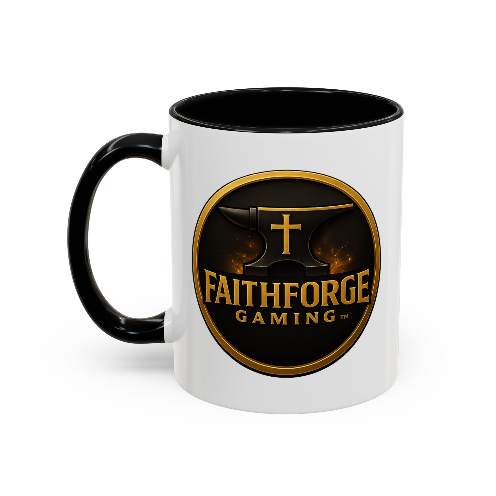 FaithForge Gaming Accent Coffee Mug – 11oz Logo Mug