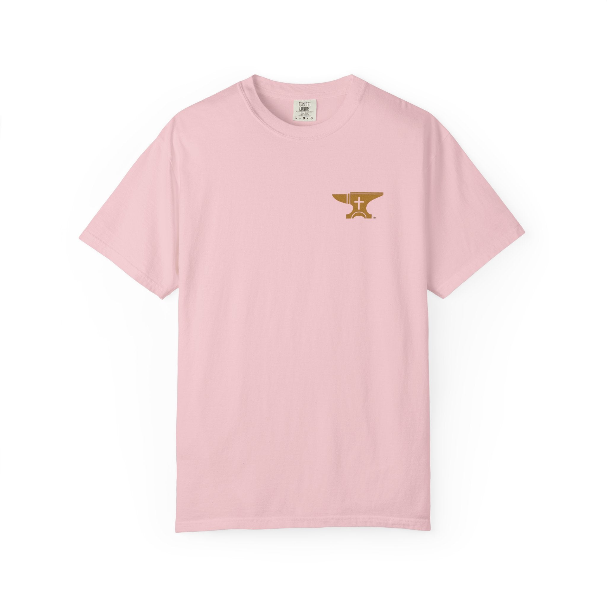 FaithForge OG Gaming T-Shirt — Logo Tee with Anvil & Cross (Christian Gamer Apparel)
