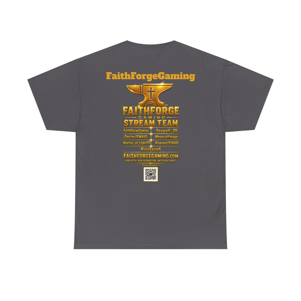 FaithForgeGaming Tee — FaithForge Stream Team Black Graphic T‑Shirt -FFG