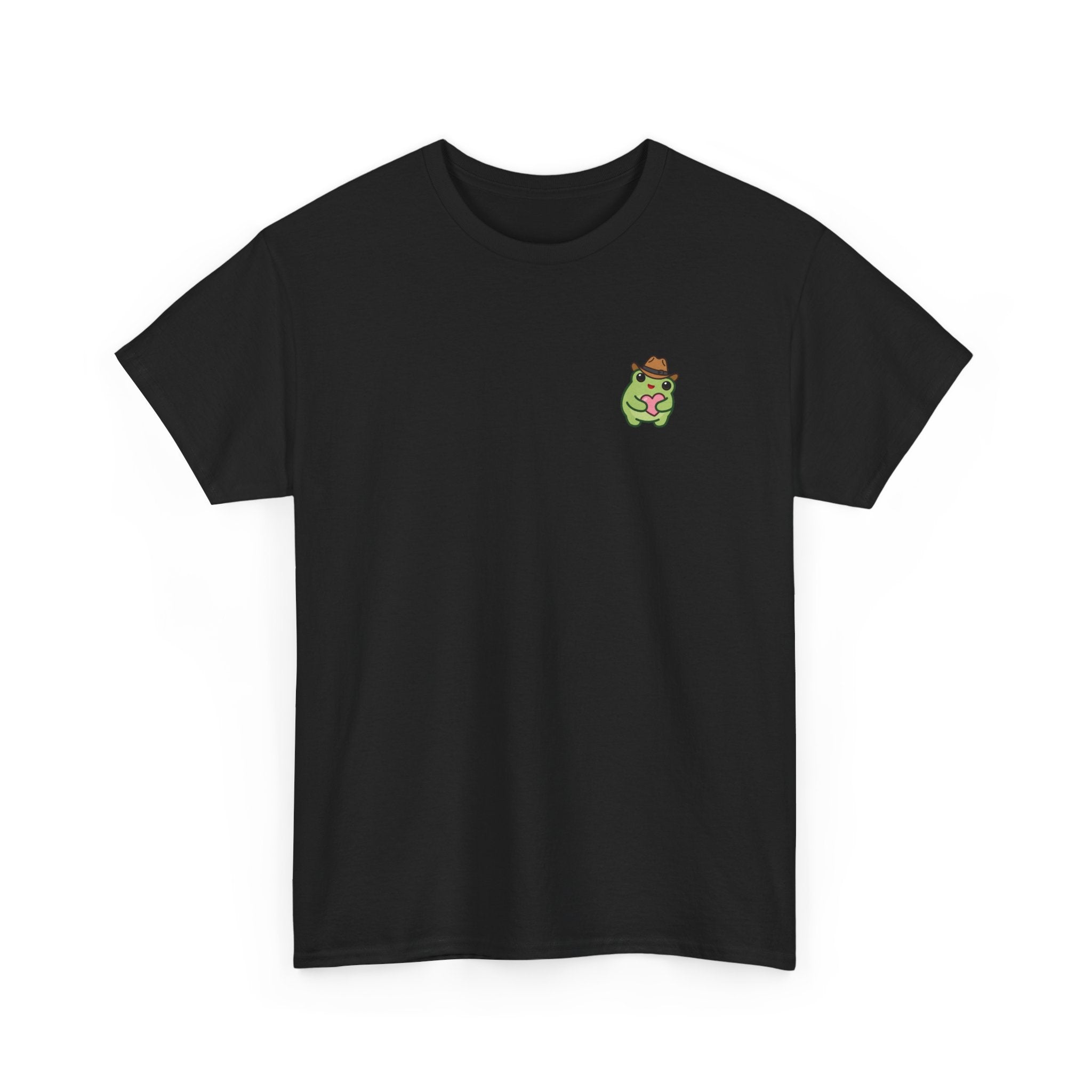 T-Shirt — Cute Smiling Frog holding heart