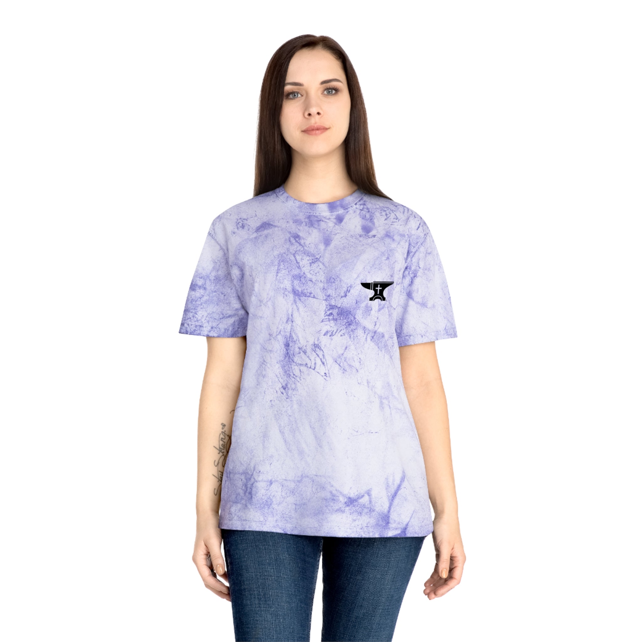 FaithForge Gaming Tie-Dye T-Shirt — Distressed Logo Tee