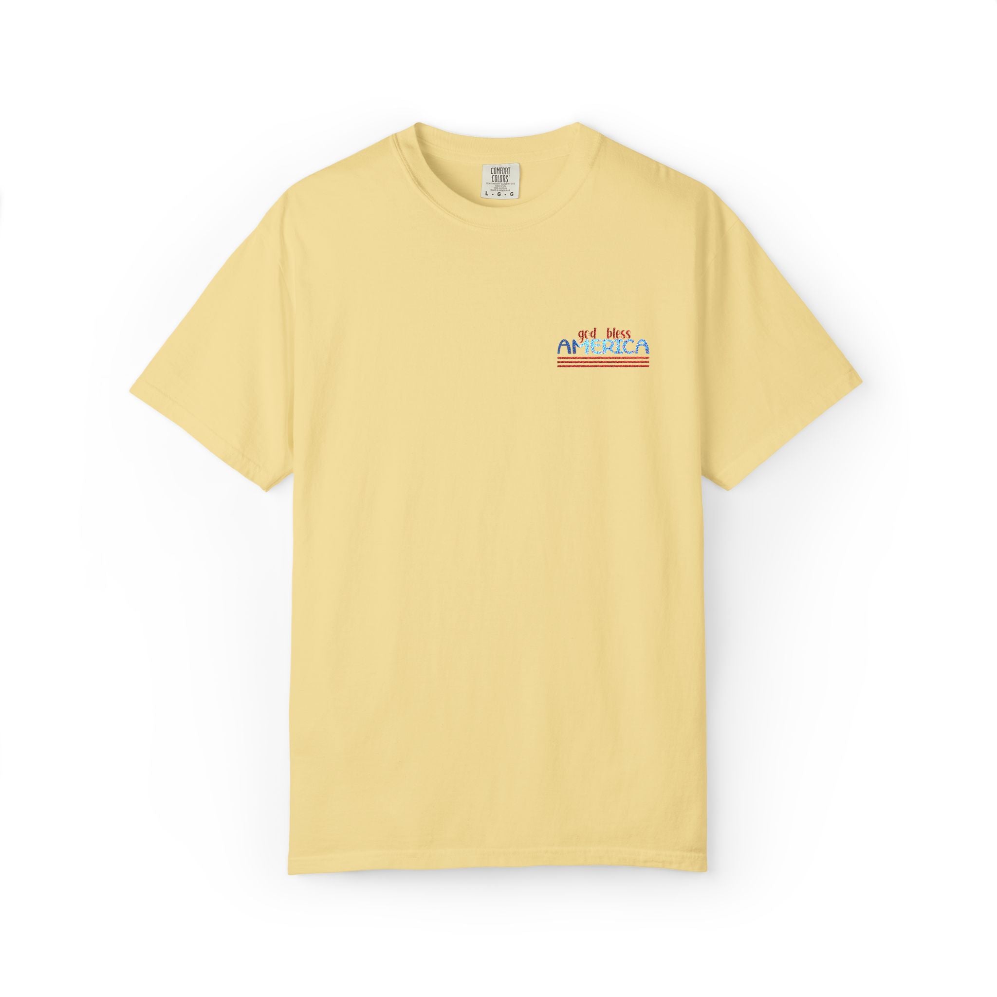 Patriotic Wave T-Shirt — American Flag Surf Graphic