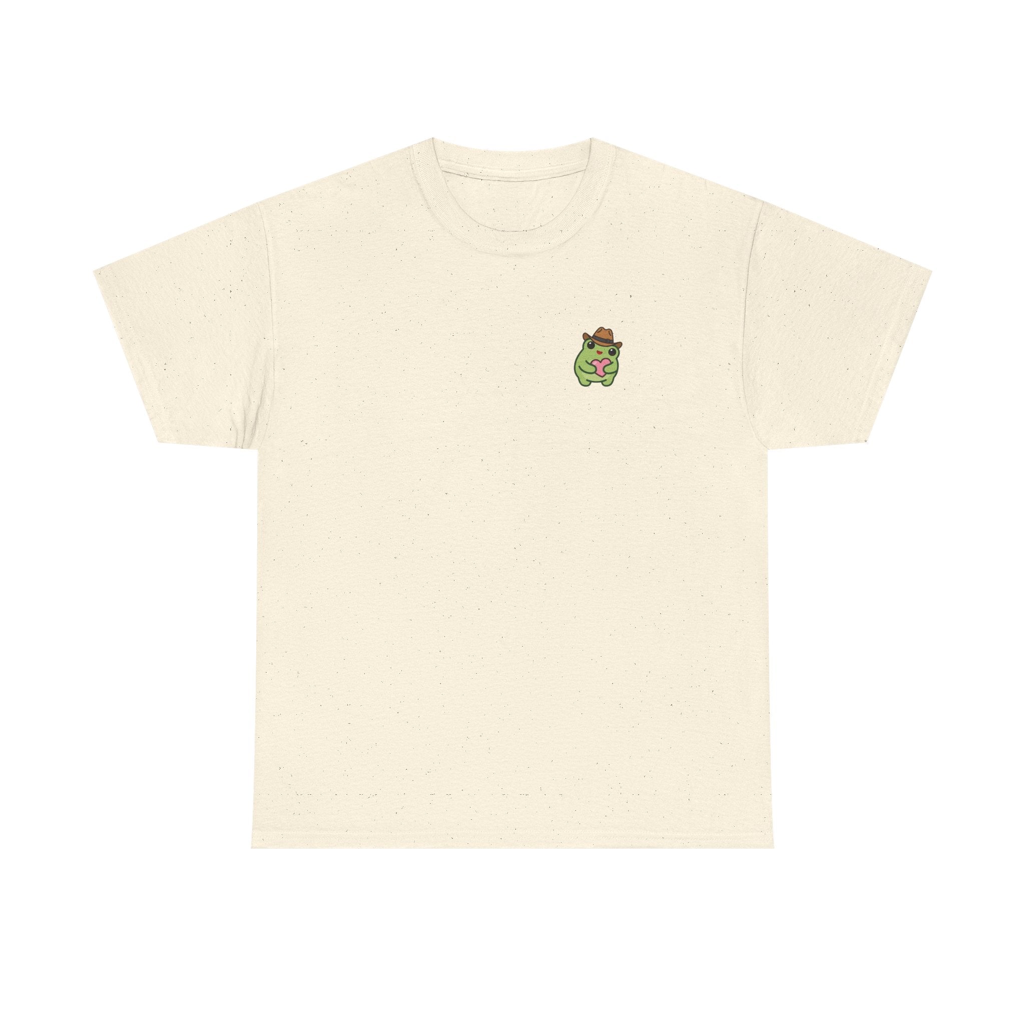T-Shirt — Cute Smiling Frog holding heart