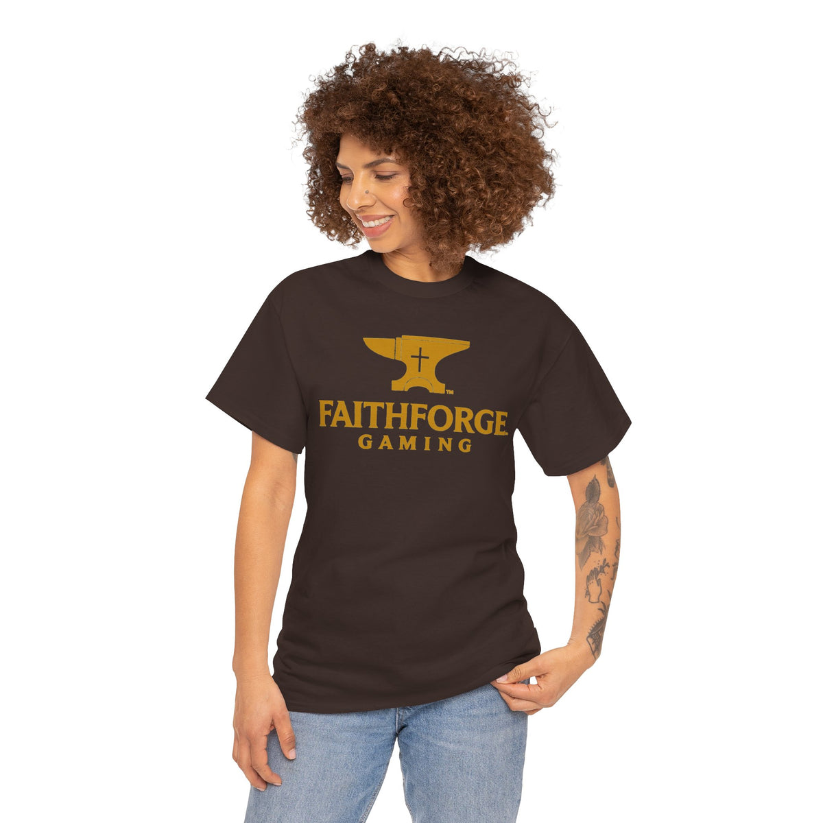 FaithForge Gaming T-Shirt — Christian Gamer Logo Tee