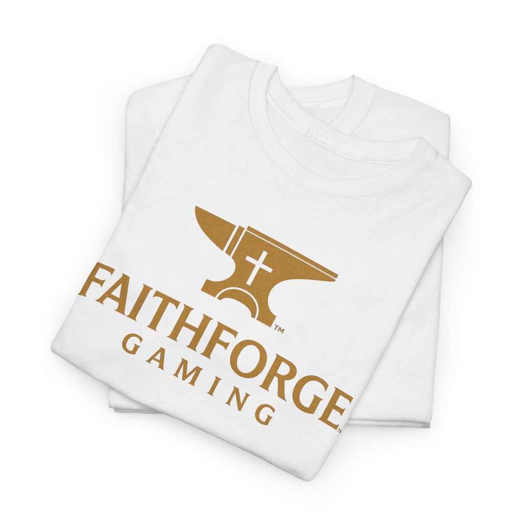 (Canada) FaithForge Gaming T-Shirt — Anvil & Cross Logo Tee for Christian Gamers