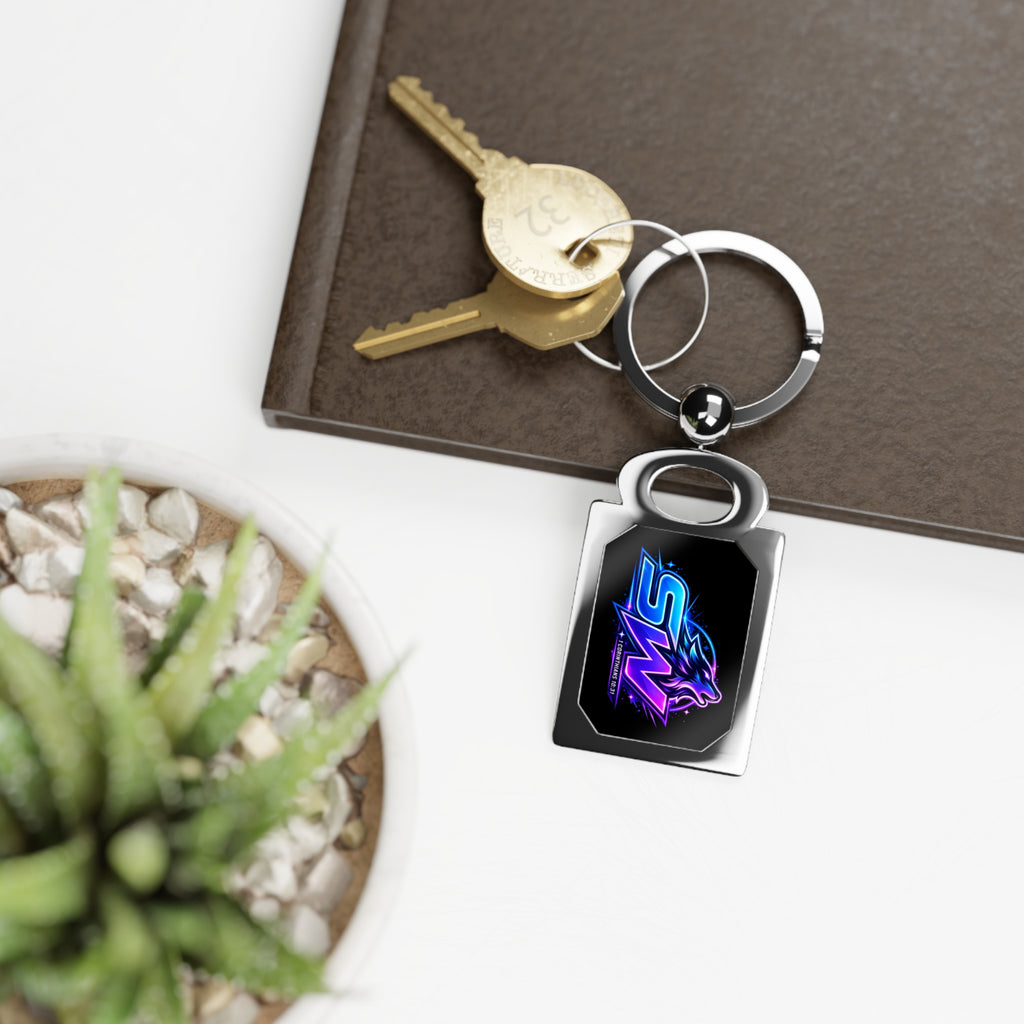 Seawolf_30 Rectangle Photo Keyring — Streamer Keychain