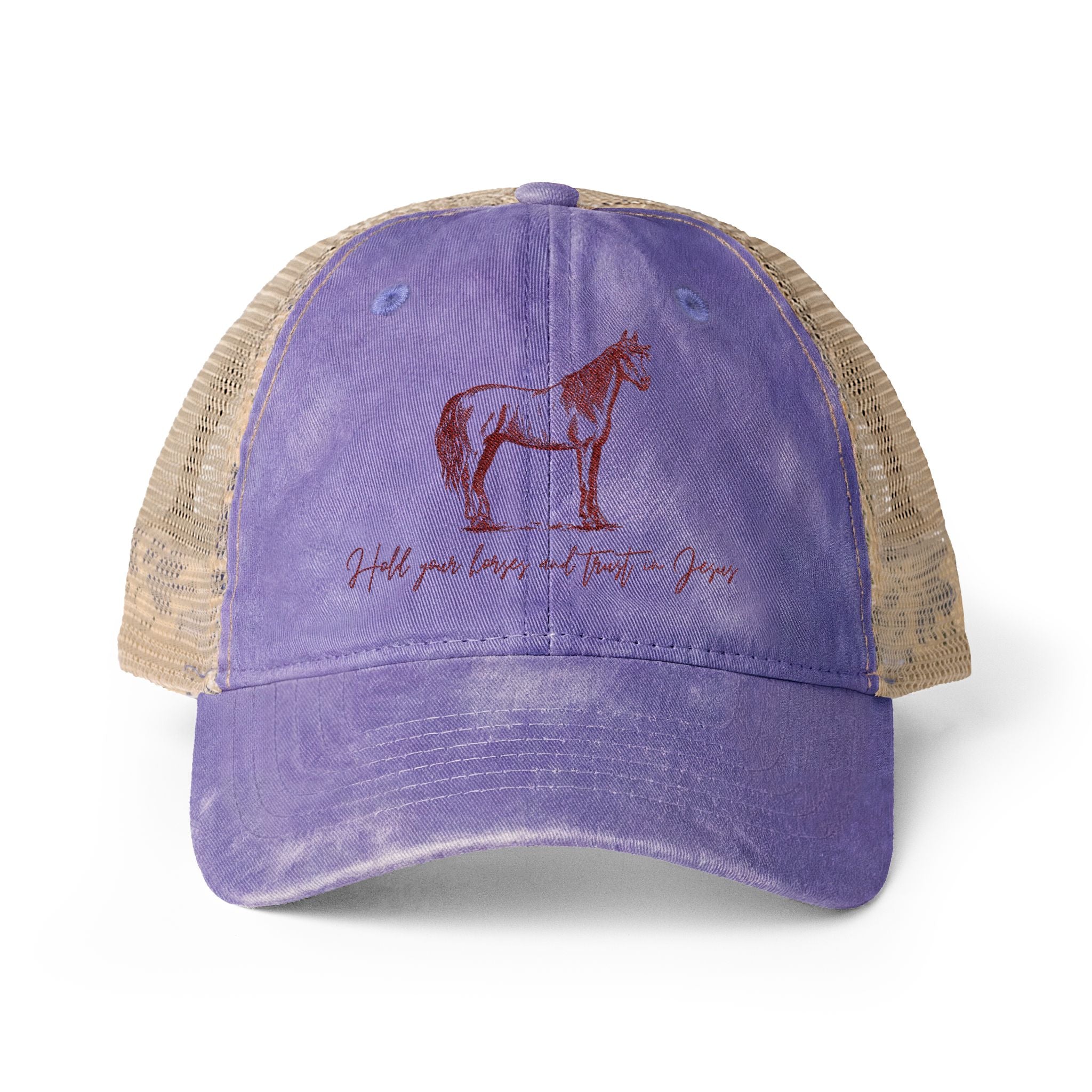 Women's Washed Mesh-Back Cap