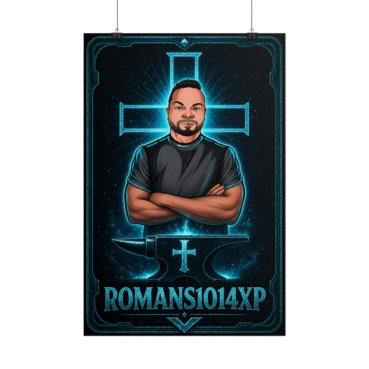 Romans1014XP Poster — Streamer Wall Art (Rolled Poster)