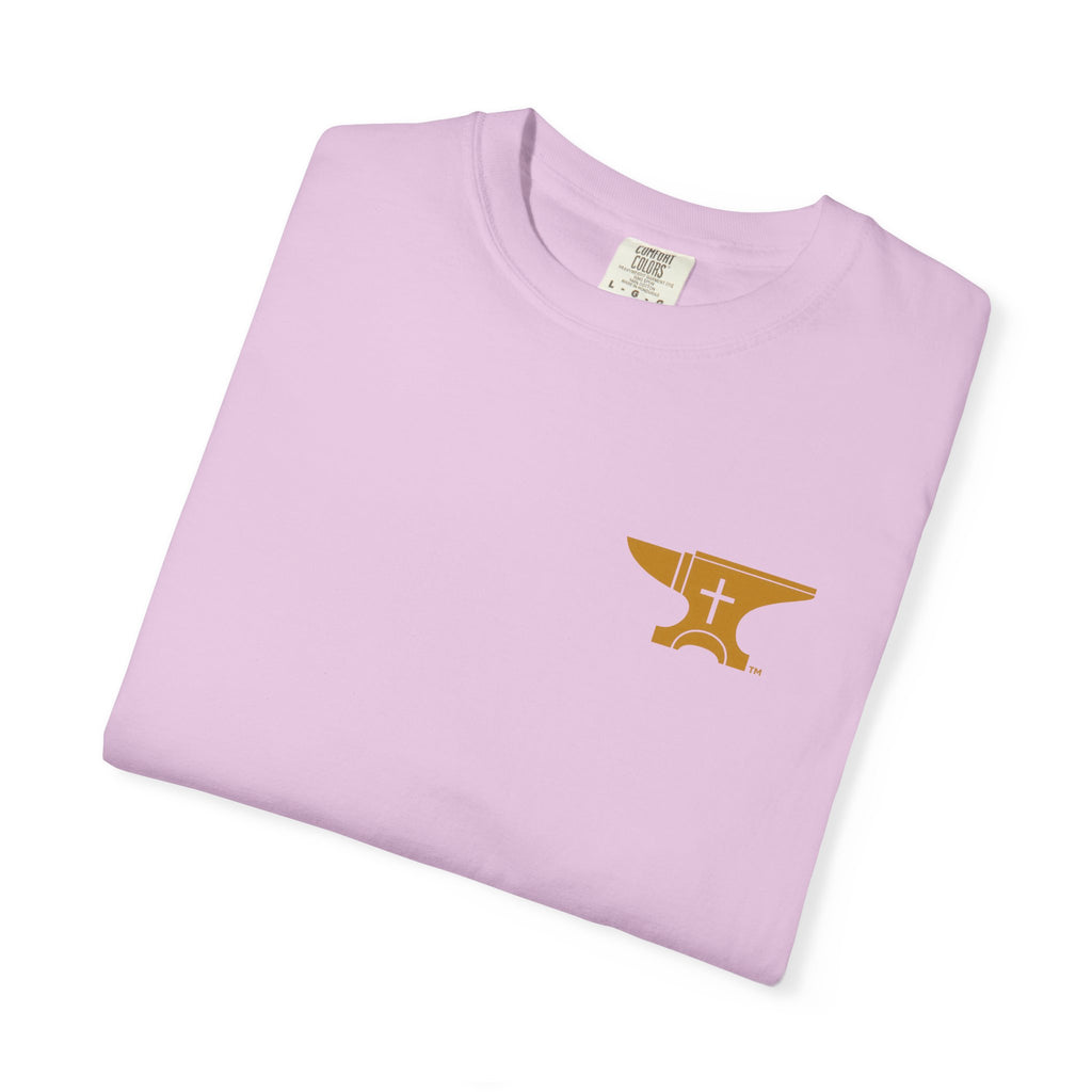 FaithForge Gaming T-Shirt — Logo Tee with Anvil & Cross (Christian Gamer Apparel)